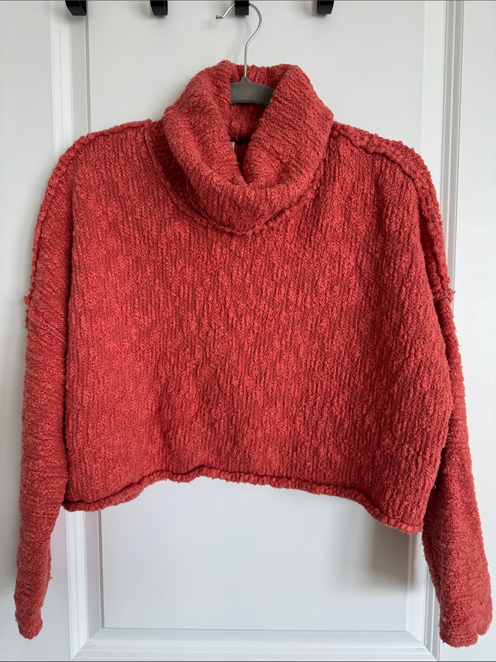 Free People Cropped Cowl Neck Sweater